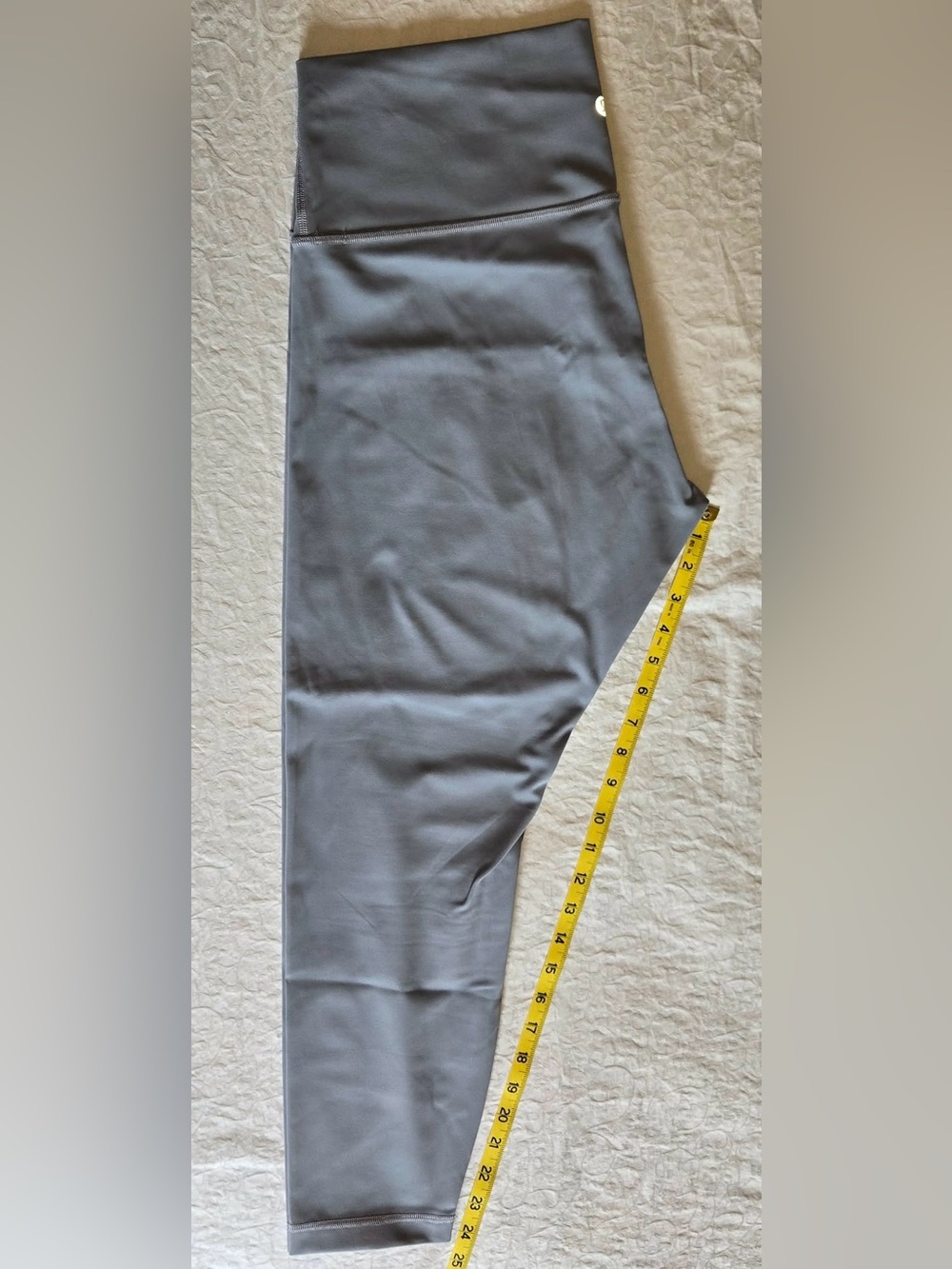 Lululemon Align High-Rise Leggings Pant 24" Rhino Grey Size 14 NWOT